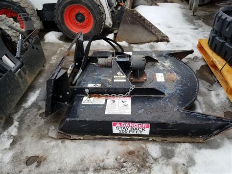 skid steer mower rental|pull behind brush hog rental.